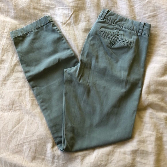J. Crew Pants - J. Crew Waverly Chino Pants Olive green City Fit 4